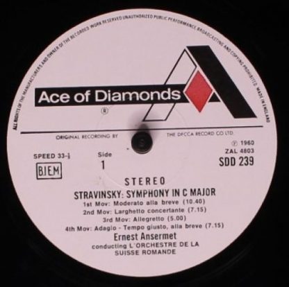 Ace Of Diamonds SDD 239 - Symphony In C Major - Image 3