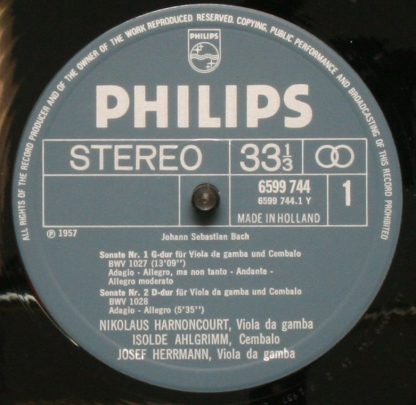 Philips 6780 016 - Musikalisches Opfer BWV 1079 | Die Gambesonat - Image 7