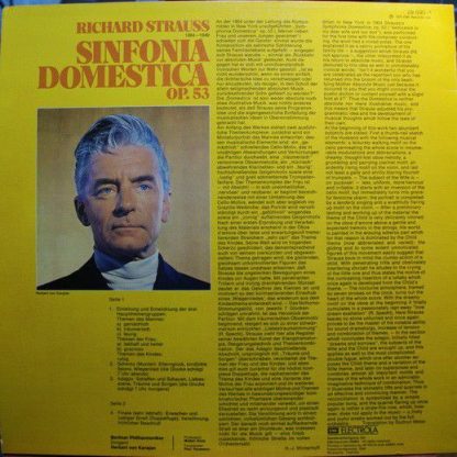 EMI 29 890-1 - Sinfonia Domestica Op.53 - Image 2