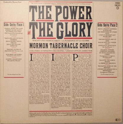 CBS 36661 - The Power And The Glory - 10 Favorite Choruses - Image 2