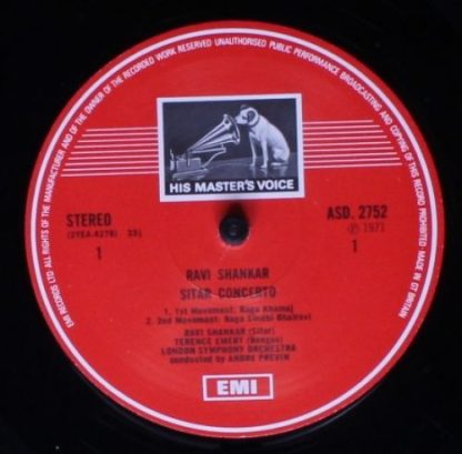 His Master's Voice ASD. 2752 - Concerto For Sitar & Orchestra - Image 3