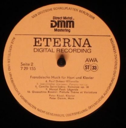 Eterna 7 29 155 - Französische Musik Für Horn Und Klavier - Image 4