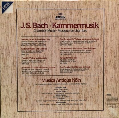 Archiv Produktion 2742 007 - Kammermusik - Chamber Music - Musiq - Image 2