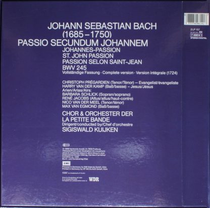 EMI Digital 7 49614 1 - Johannes-Passion BWV 245 - Image 2