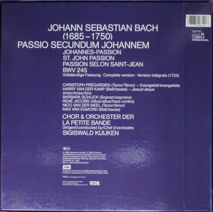 EMI Digital 7 49614 1 - Johannes-Passion BWV 245 - Image 6