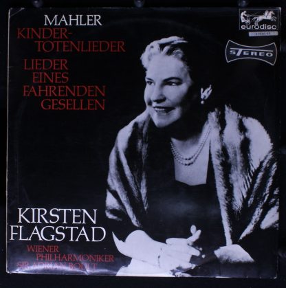 Eurodisc 70 365 KK - Kindertotenlieder - Lieder Eines Fahrenden