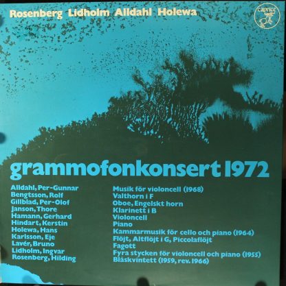 CAPRICE RIKS LP 21 - Grammofonkonsert 1972