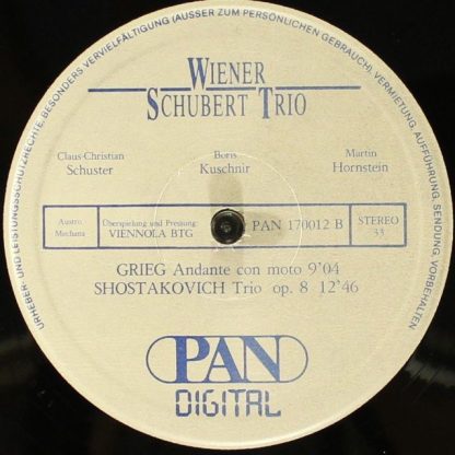 PAN-Verlag GmbH 170012 - Zemlinsky / Grieg / Shostakovich - Trio - Image 4