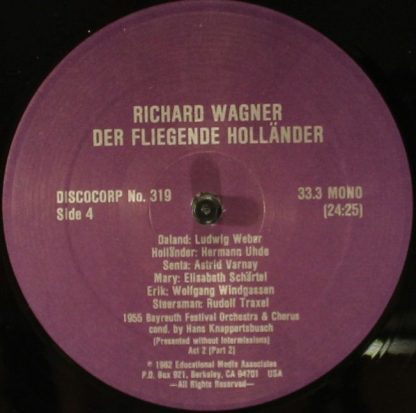 Discocorp RR-319 - Der Fliegende Holländer / 1955 Bayreuth Festi - Image 4