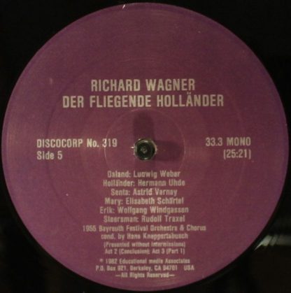 Discocorp RR-319 - Der Fliegende Holländer / 1955 Bayreuth Festi - Image 6