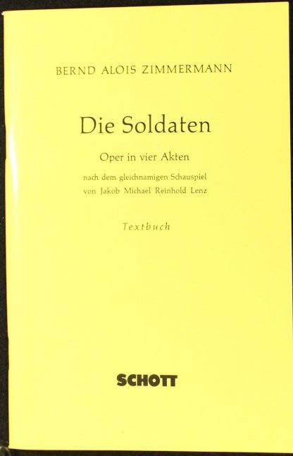 WERGO WER 60030 - Die Soldaten - Image 11