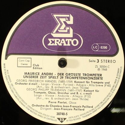 Erato 30 740-5 - Spielt 29 Trompetenkonzerte - Image 10