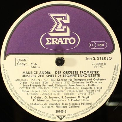 Erato 30 740-5 - Spielt 29 Trompetenkonzerte - Image 13