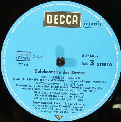 DECCA DK 11 538/1-2 - Solokonzerte Des Barock - Image 8