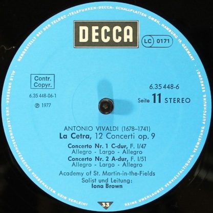 DECCA 6.35448 - L'Estro Armonico / La Stravaganza / Die Vier Jah - Image 15