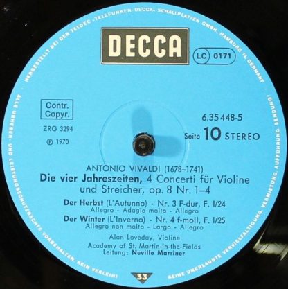 DECCA 6.35448 - L'Estro Armonico / La Stravaganza / Die Vier Jah - Image 14