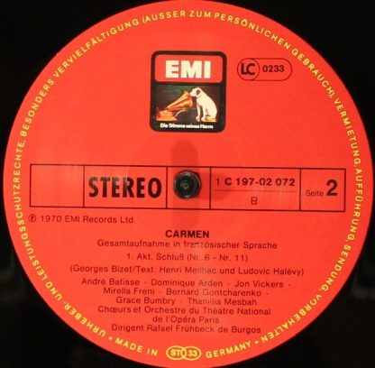 His Master's Voice 1C 197-02 072/74 - Carmen - Image 8