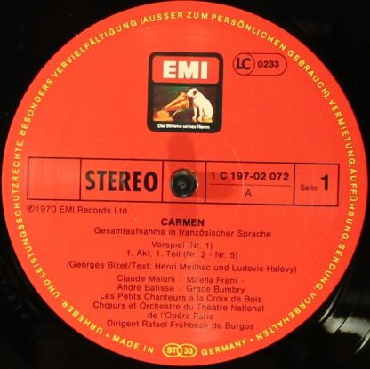 His Master's Voice 1C 197-02 072/74 - Carmen - Image 9