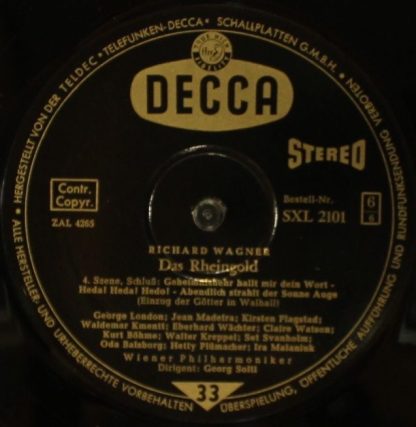 DECCA SXL 2101/03-B - Das Rheingold - Image 9