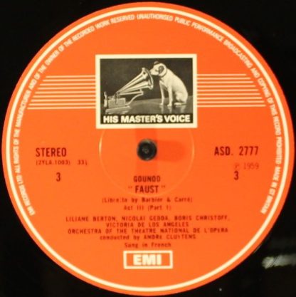 His Master's Voice SLS 816 - Faust - Image 5