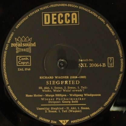 DECCA SXL 20061/65 - B - Siegfried - Image 14