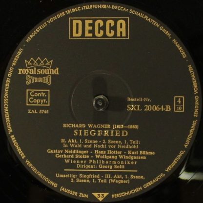 DECCA SXL 20061/65 - B - Siegfried - Image 5