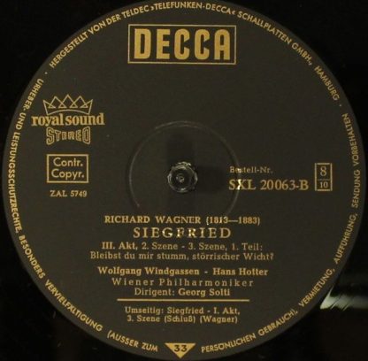 DECCA SXL 20061/65 - B - Siegfried - Image 6