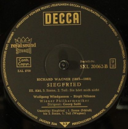 DECCA SXL 20061/65 - B - Siegfried - Image 8