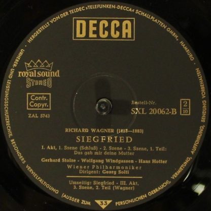 DECCA SXL 20061/65 - B - Siegfried - Image 9