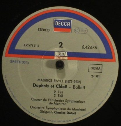 DECCA 6.42676 AZ - Daphnis Et Chloé - Image 4