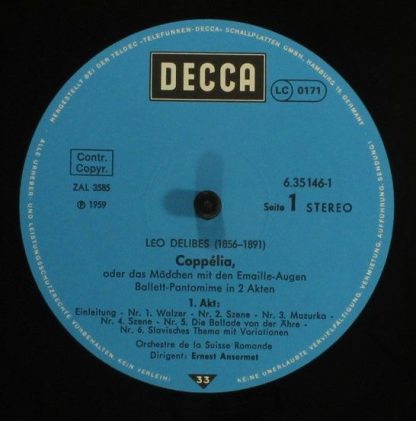 DECCA 6.35146 DX - Coppélia  Vollständiges Ballett - Image 5