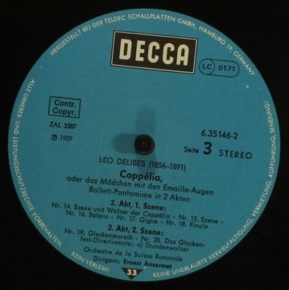 DECCA 6.35146 DX - Coppélia  Vollständiges Ballett - Image 7