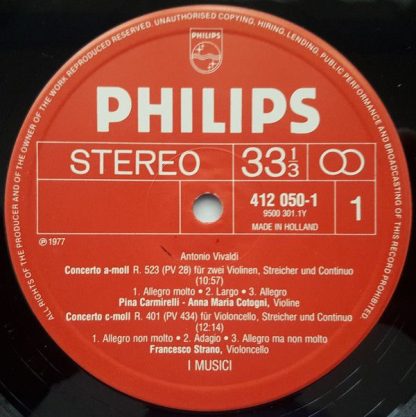 Philips 412 050-1 - ''L'Amoroso''  4 Concerti RV 271, 401, 523, - Image 3