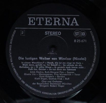 Eterna 8 25 671 - Die Lustigen Weiber Von Windsor (Opernquerschn - Image 4