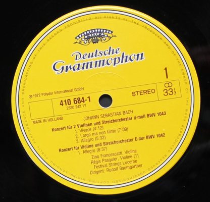 Deutsche Grammophon 410 684-1 - Die 3 Violinkonzerte - Image 3