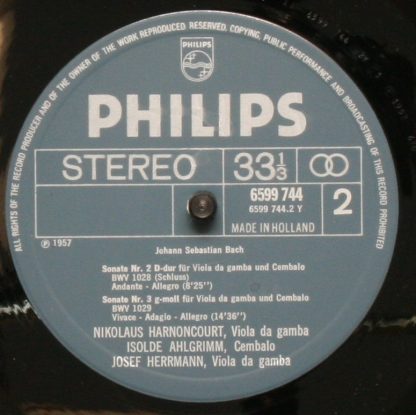 Philips 6780 016 - Musikalisches Opfer BWV 1079 | Die Gambesonat - Image 8