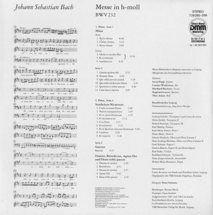 Eterna 7 29 265-266 - Messe In H-moll BWV 232 - Image 4