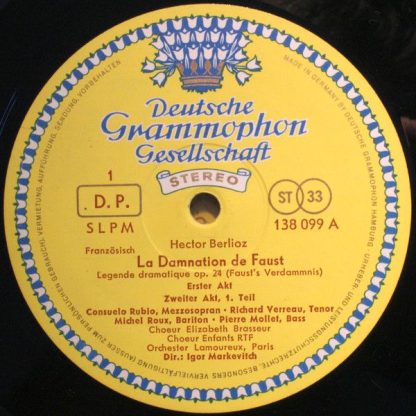 Deutsche Grammophon 138 099/100 SLPM - La Damnation De Faust (Fa - Image 2