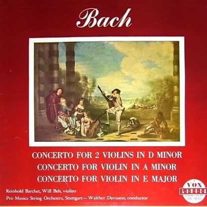 VOX (6) PL 9150 - Concerto For 2 Violins In D Minor / Concerto F