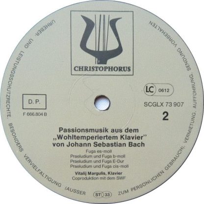 Christophorus SCGLX 73 907 - Passionsmusik Aus Dem »Wohltemperie - Image 5