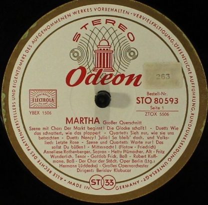 Odeon STO 80 593 - Martha (Grosser Querschnitt) - Image 3