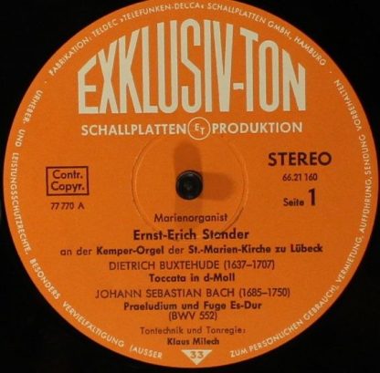 Exklusiv-Ton 66.21160 - Die Große Orgel In St. Marien Zu Lübeck - Image 4