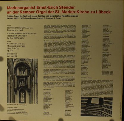 Exklusiv-Ton 66.21160 - Die Große Orgel In St. Marien Zu Lübeck - Image 2