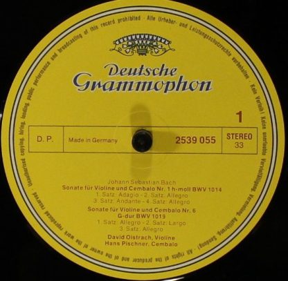 Deutsche Grammophon 413 515-1 - Sonaten Für Violine Und Cembalo - Image 6