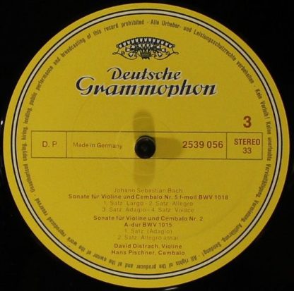 Deutsche Grammophon 413 515-1 - Sonaten Für Violine Und Cembalo - Image 8