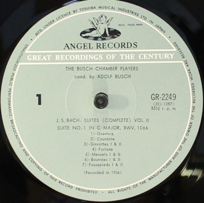 Angel Records GR-2249 - Suites (Complete) Vol. II - Image 3