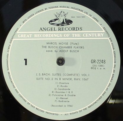 Angel Records GR-2248 - Suites (Complete) Vol. I - Image 3