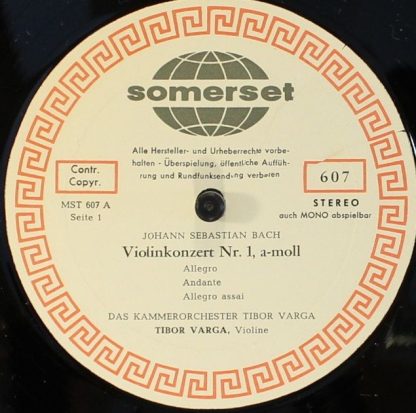 Somerset 607 - Violin-Konzerte E-Dur Und A-Moll - Image 3