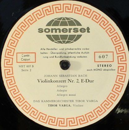 Somerset 607 - Violin-Konzerte E-Dur Und A-Moll - Image 4