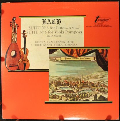 Turnabout TV-S 34430 - Bach Suite No. 3 For Lute In G Minor, Sui